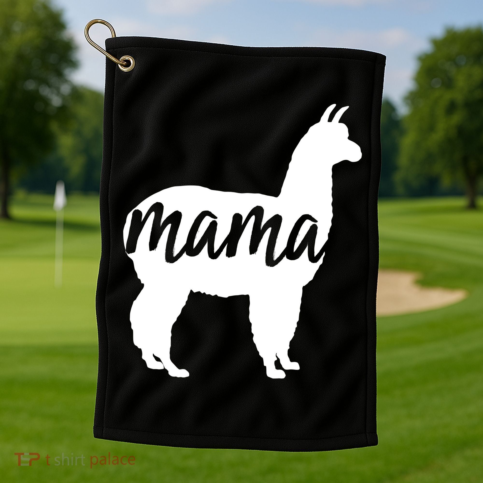 Mama Lama Golf Towel