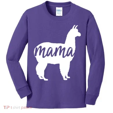 Mama Lama Kids Long Sleeve Shirt