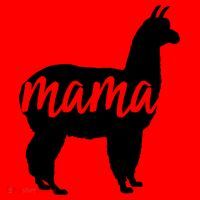 Mama Lama Santa Hat thumb 1