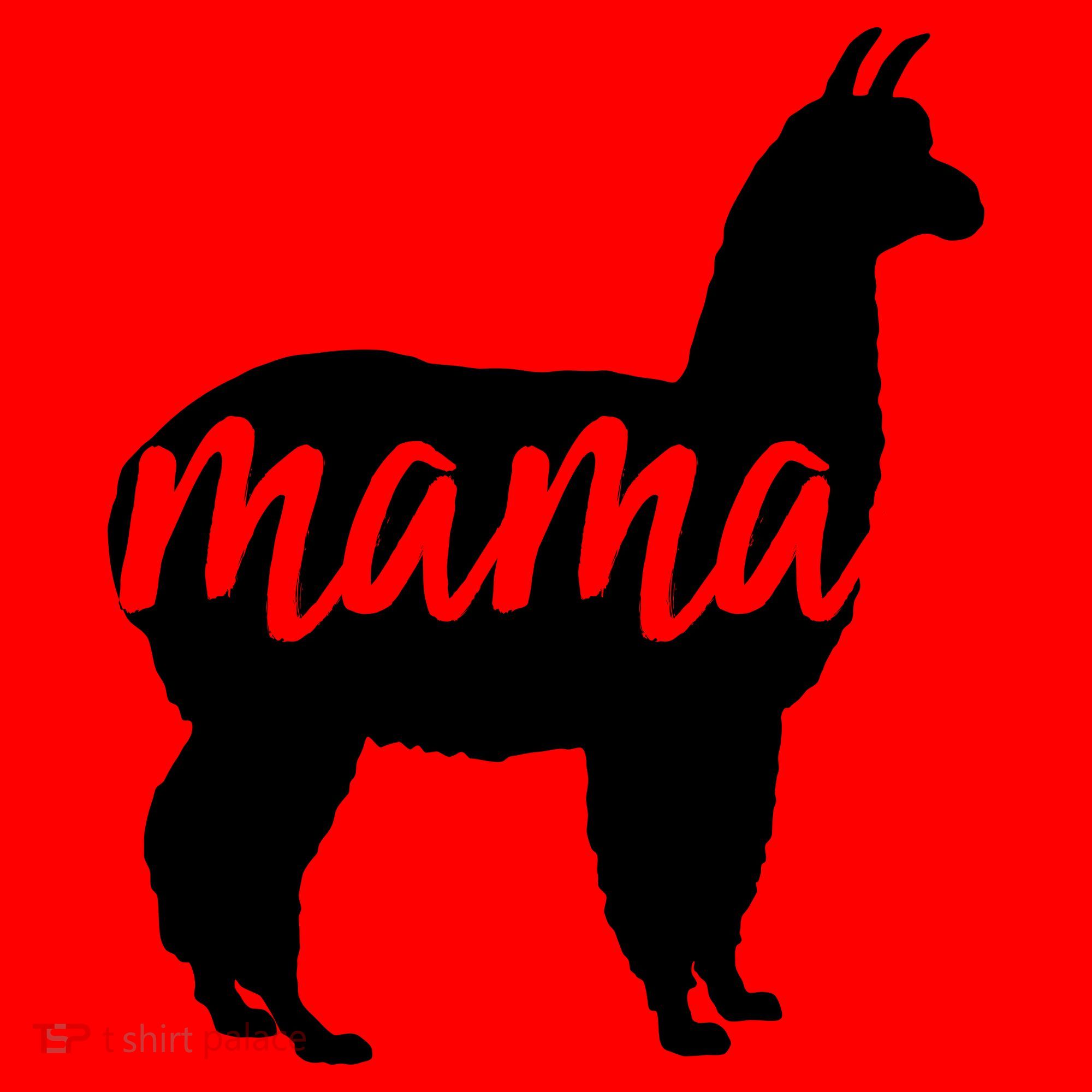 Mama Lama Santa Hat