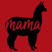 Mama Lama Christmas Stocking thumb 1