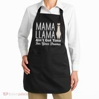 Mama Llama Ain't Got Time For Your Drama Apron thumb 2