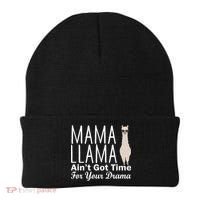 Mama Llama Ain't Got Time For Your Drama Beanie thumb 0
