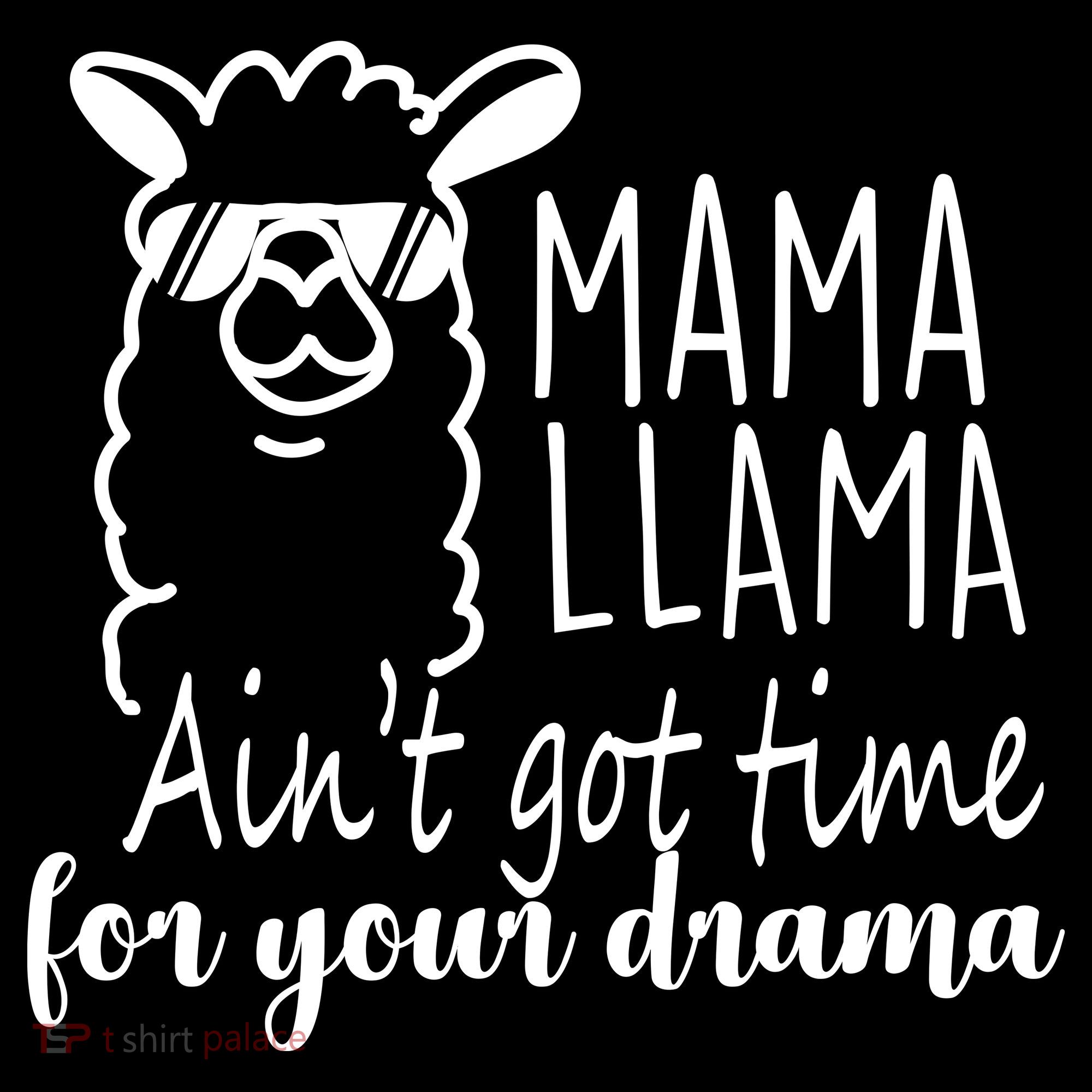 Mama Llama Drama Doggie Tank