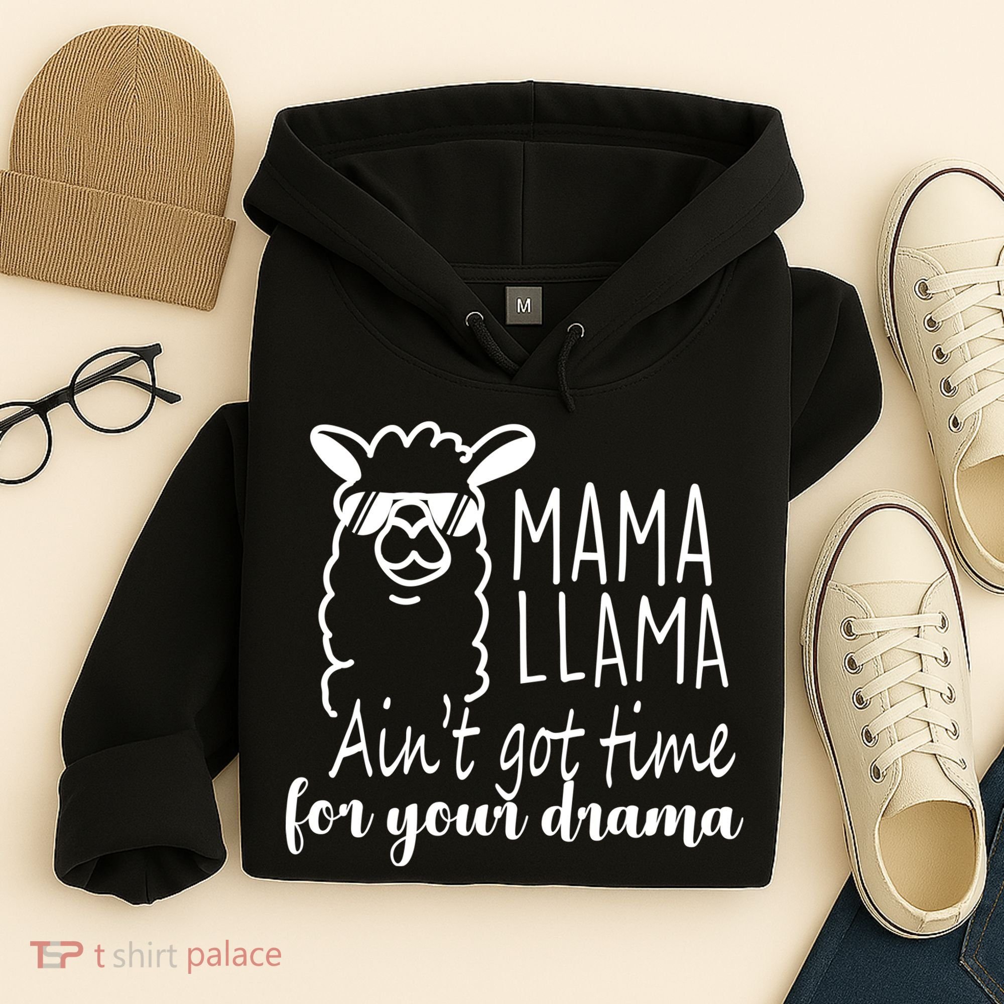 Mama Llama Drama Hoodie