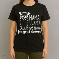 Mama Llama Drama T-Shirt thumb 4