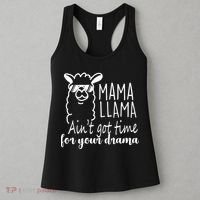 Mama Llama Drama Women's Tank Top thumb 3