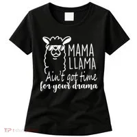 Mama Llama Drama Women's T-Shirt thumb 0