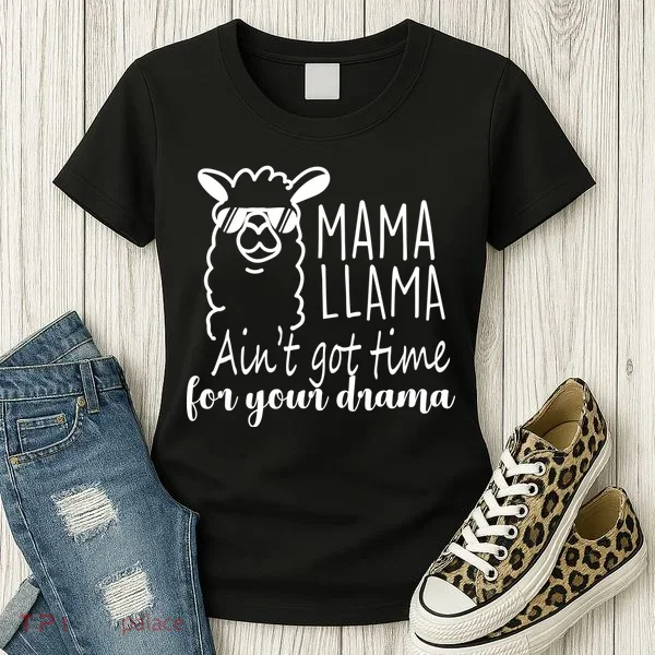 Mama Llama Drama Women's T-Shirt