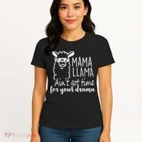 Mama Llama Drama Women's T-Shirt thumb 4