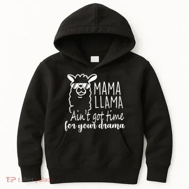 Mama Llama Drama Kids Hoodie