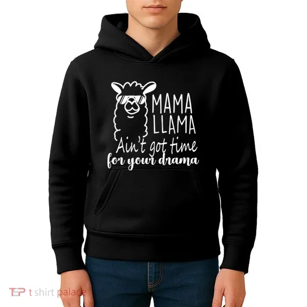 Mama Llama Drama Kids Hoodie