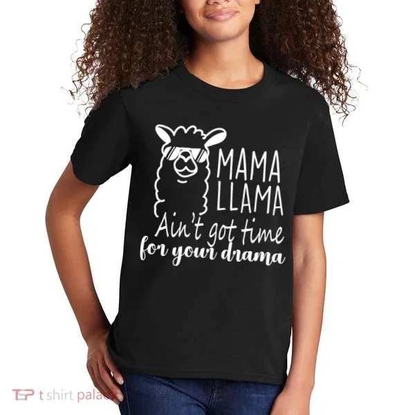 Mama Llama Drama Kids T-Shirt