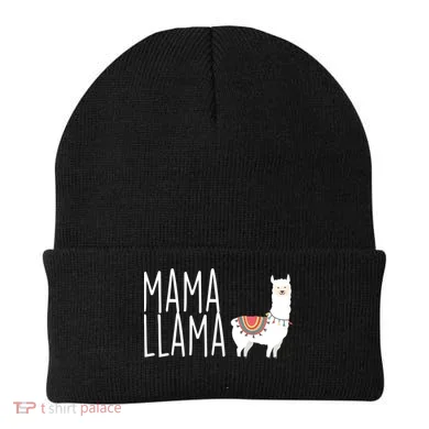 Mama Llama Logo Beanie