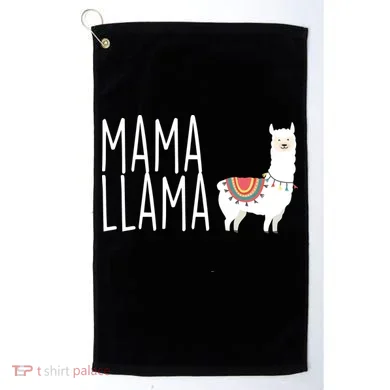 Mama Llama Logo Golf Towel