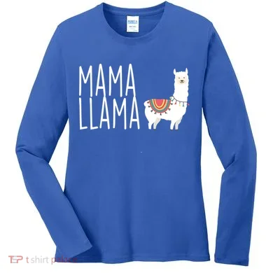 Mama Llama Logo Women's Long Sleeve Shirt