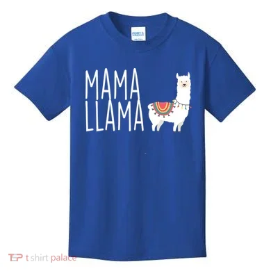 Mama Llama Logo Kids T-Shirt