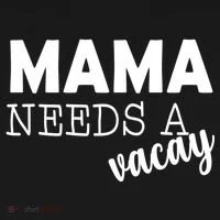 Mama Needs A Vacay Doggie Tank thumb 4
