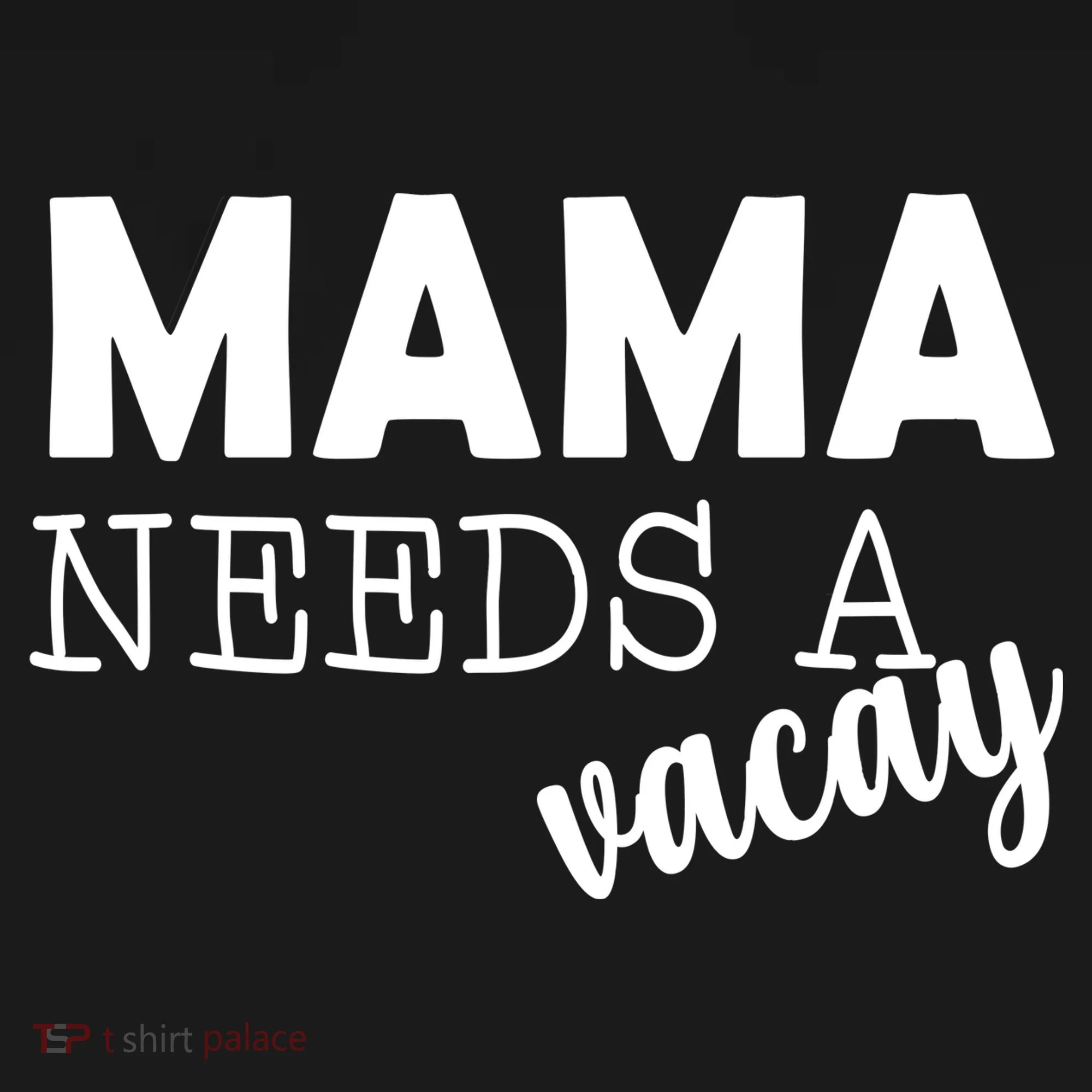 Mama Needs A Vacay Doggie Tank