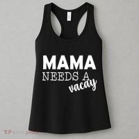 Mama Needs A Vacay Women's Tank Top thumb 3