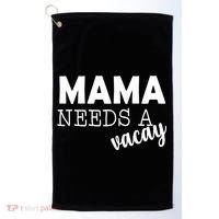 Mama Needs A Vacay Golf Towel thumb 0