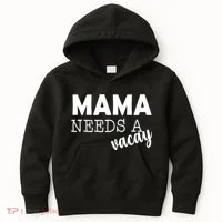 Mama Needs A Vacay Kids Hoodie thumb 0