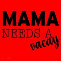 Mama Needs A Vacay Santa Hat thumb 1