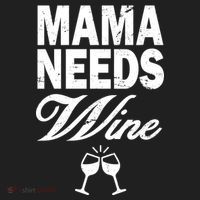 Mama Needs Wine Golf Towel thumb 3