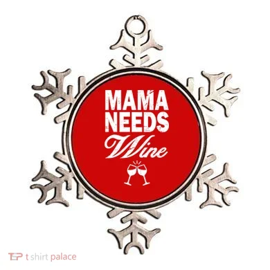 Mama Needs Wine Ornament