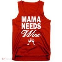 Mama Needs Wine Tank Top thumb 0