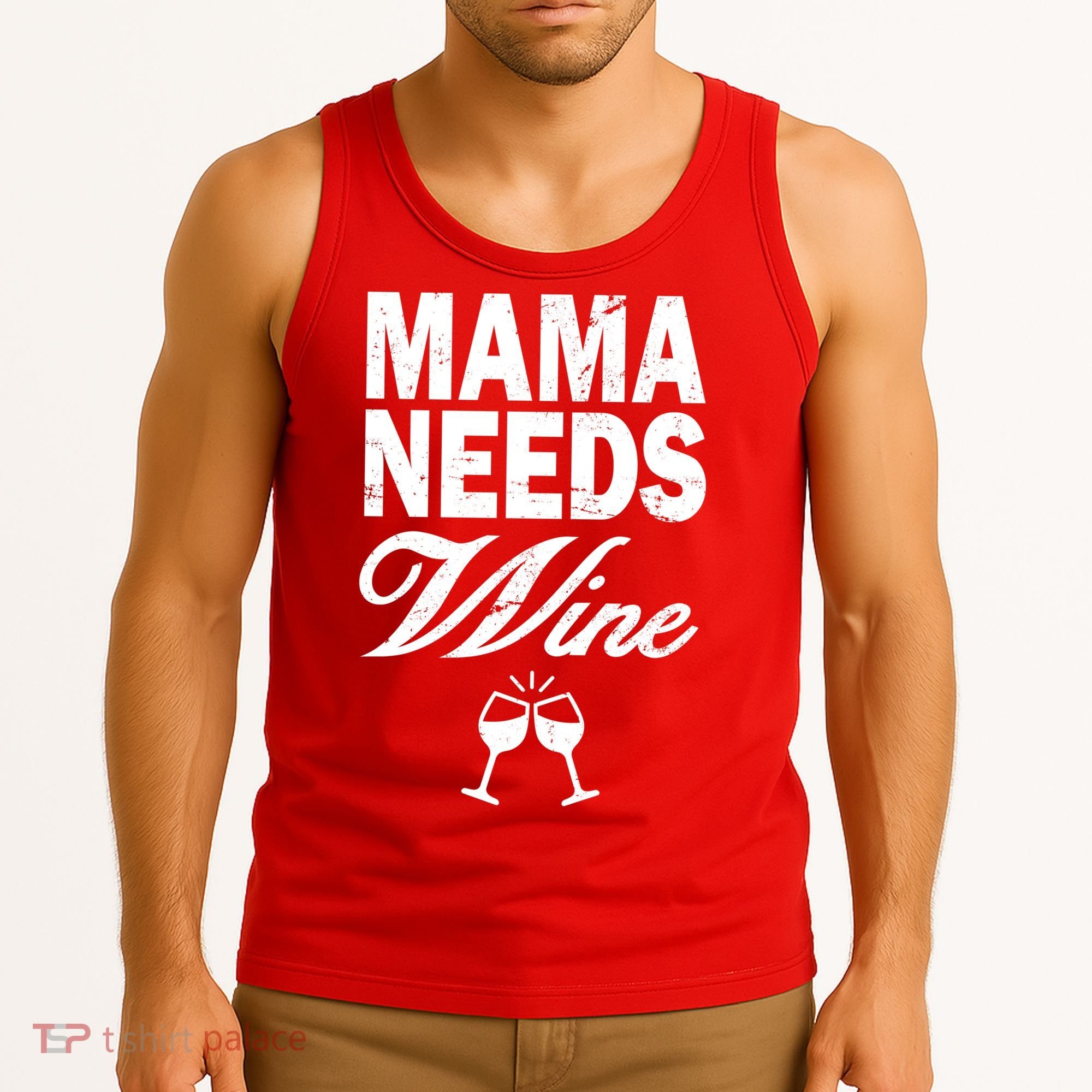 Mama Needs Wine Tank Top