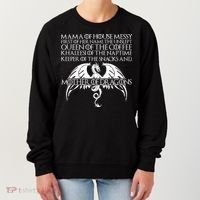 Mama Of House Messy First Of Her Name The Unslept Women's Sweatshirt thumb 0