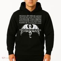 Mama Of House Messy First Of Her Name The Unslept Hoodie thumb 2