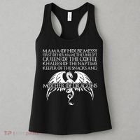 Mama Of House Messy First Of Her Name The Unslept Women's Tank Top thumb 3