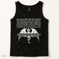 Mama Of House Messy First Of Her Name The Unslept Tank Top thumb 2