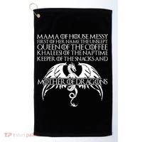 Mama Of House Messy First Of Her Name The Unslept Golf Towel thumb 0