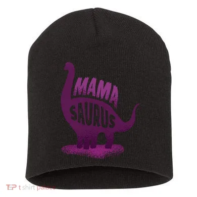Mama Saurus Short Acrylic Beanie