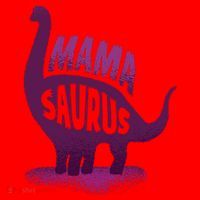 Mama Saurus Santa Hat thumb 1