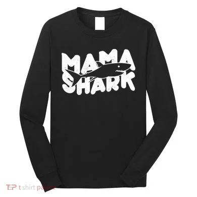 Mama Shark Long Sleeve Shirt