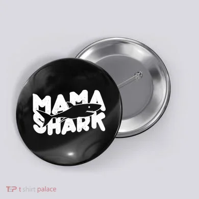 Mama Shark Button