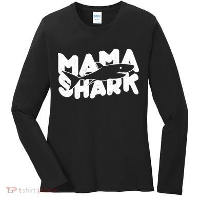 Mama Shark Women's Long Sleeve Shirt