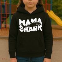 Mama Shark Kids Hoodie thumb 3
