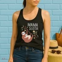 Mama Sloth Women's Tank Top thumb 2