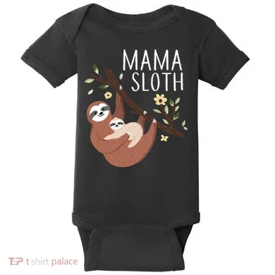 Mama Sloth Baby Bodysuit
