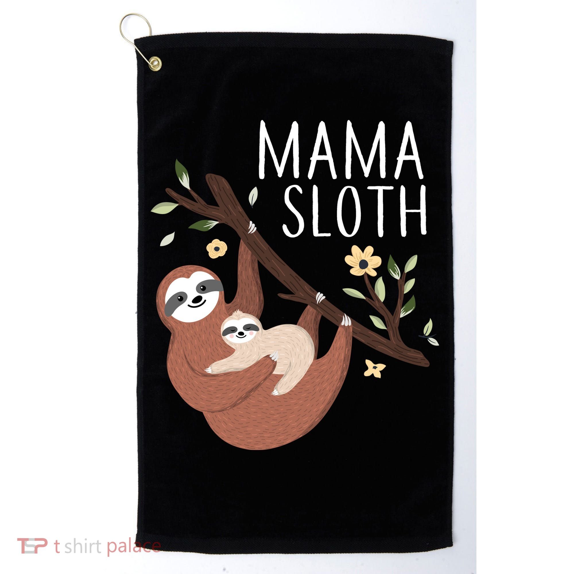 Mama Sloth Golf Towel