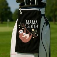 Mama Sloth Golf Towel thumb 2