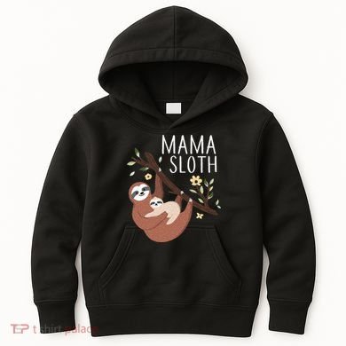 Mama Sloth Kids Hoodie