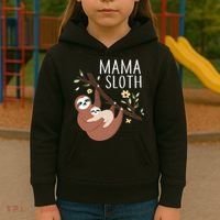 Mama Sloth Kids Hoodie thumb 3