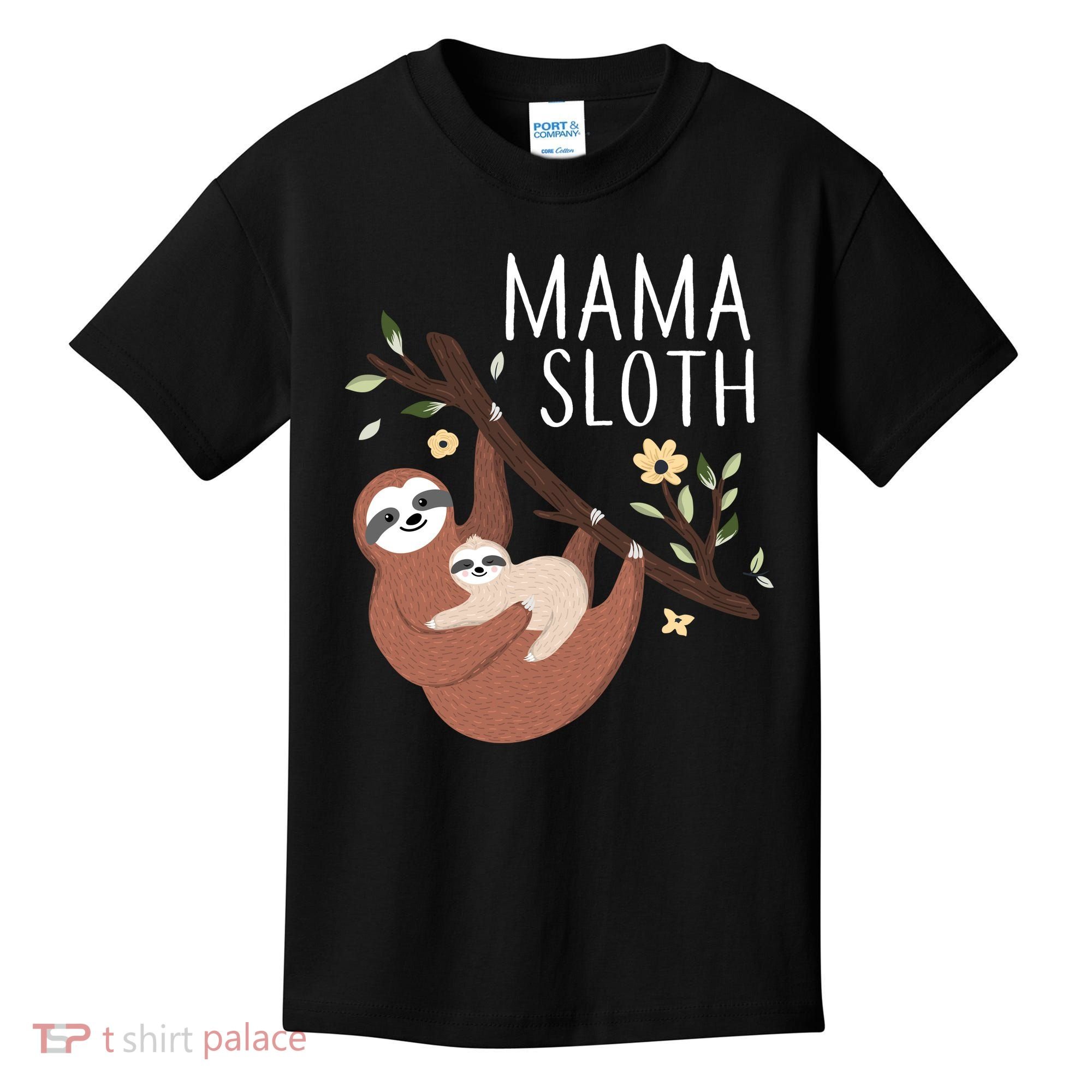 Mama Sloth Kids T-Shirt