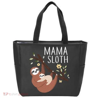 Mama Sloth Tote Bag